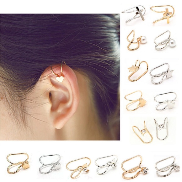GRLPWR Jewelry - 👀 LOOK! 4 for $13📦 Women's Earrings👂Ear Cuff 💜